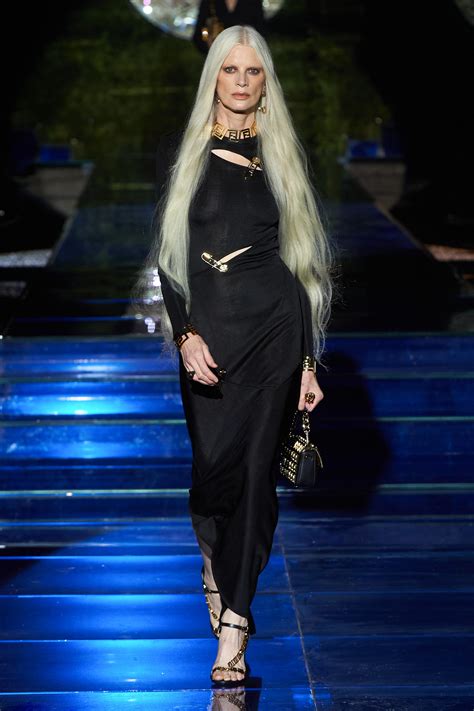 versace fendi runway show